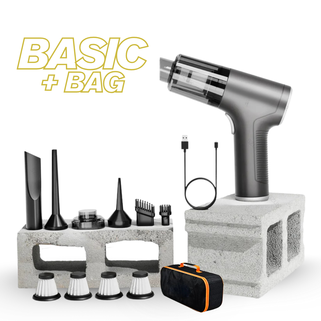 Dusty Mini Car Vacuum